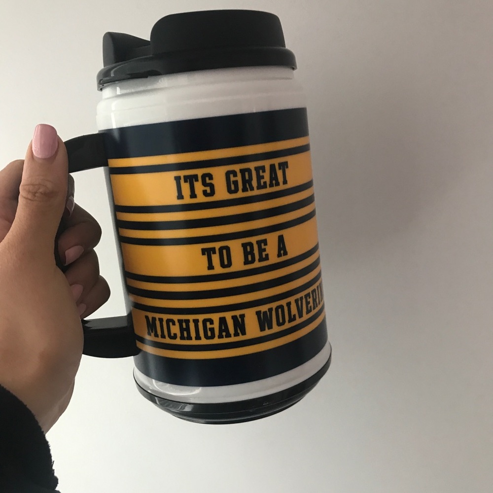 NEW PINK University of Michigan Mug